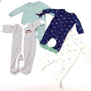 Carter’s Footie Pajamas Zip /Snap (4pk)
